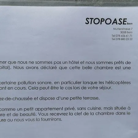 Ubytování v soukromí Stopoase Bern